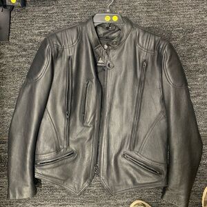 3M Thinsulate Black Leather Jacket